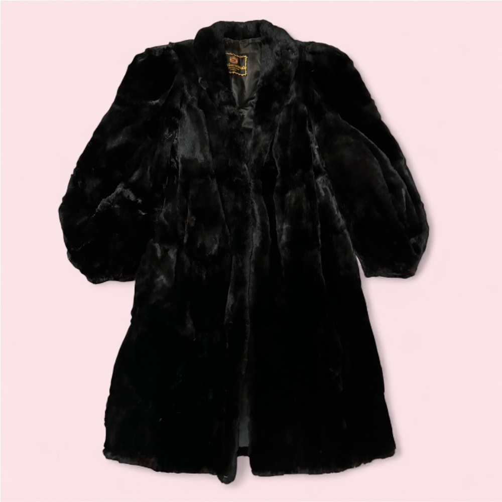 Julius Garfinckel black mink coat